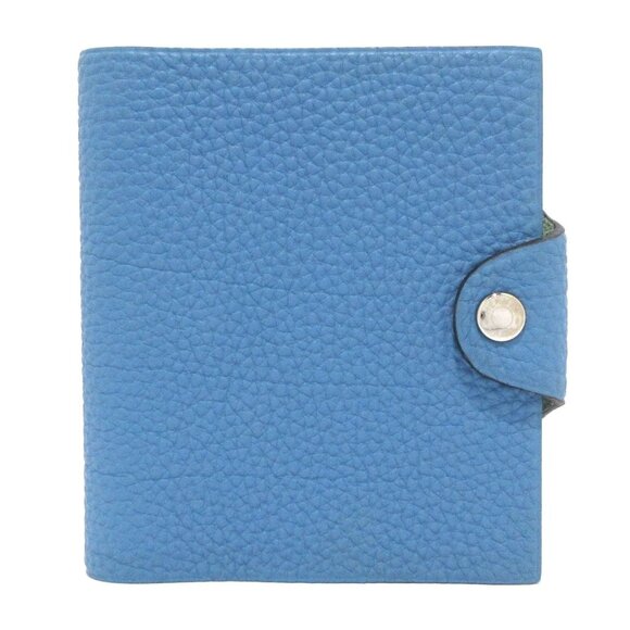 HERMES Ulysse Mini Blue Jean Togo Square I Agenda 217-081025 - Picture 1 of 10
